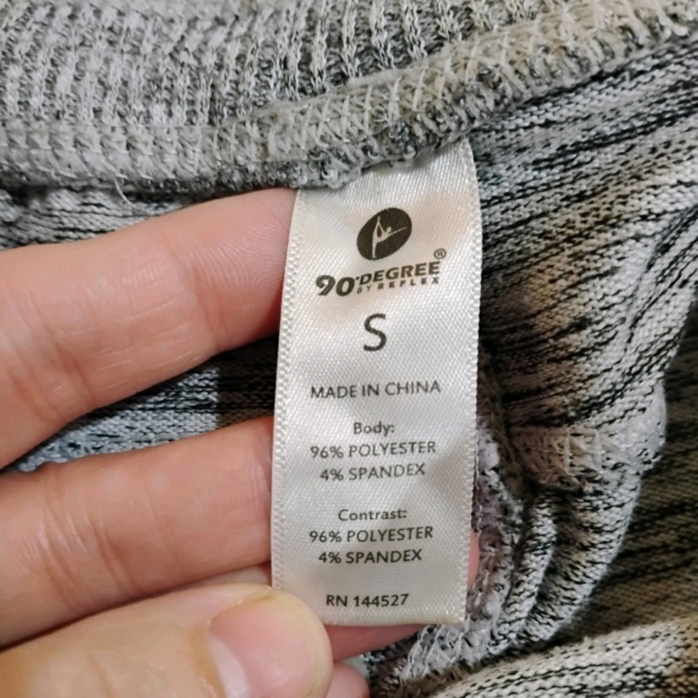 90 Degree By Reflex Heather Gray Athletic Shorts - Picture 5 of 9